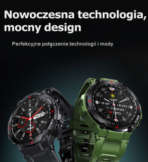 Gravity Digital Battery Watch with Rubber Strap view 5