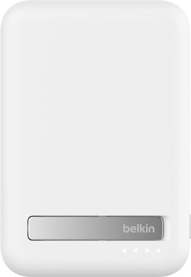 Belkin BoostCharge Pro MagSafe Power Bank 10000mAh 15W White vue 2
