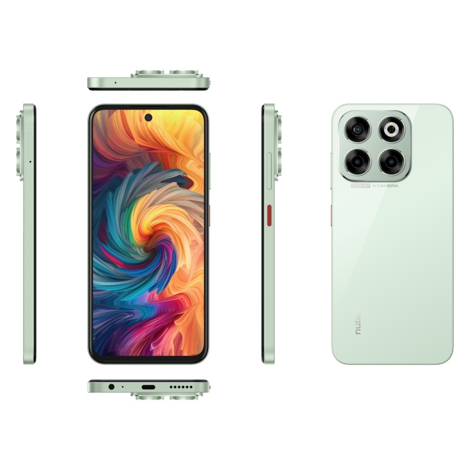 Nubia V70 Dual SIM (8GB/256GB) Glacier Green view 4