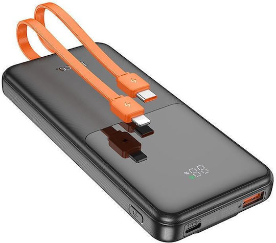 Hoco J119 Power Bank 10000mAh 22.5W with USB-A Port Power Delivery Black view 3