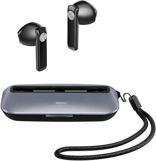 Remax AlloyBuds M2 TWS Bluetooth Handsfree Earphones with Charging Case Black view 1