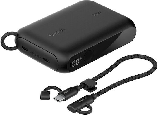Belkin BoostCharge Power Bank 10000mAh 20W with 2 USB-C Ports Power Delivery Black