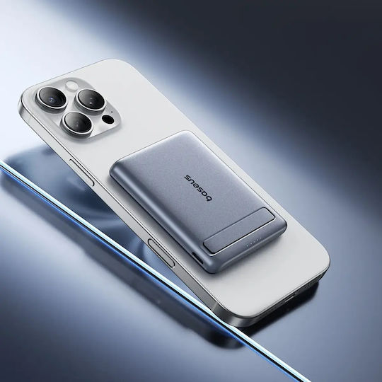 Baseus PicoGo AM31 MagSafe Power Bank 5000mAh 20W Gray view 4