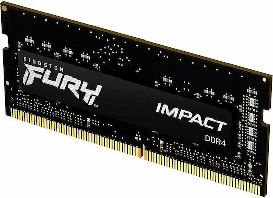 Kingston Fury Impact DDR4 with Module 1x8GB and Speed 3200 for Laptop KF432S20IB/8 view 2