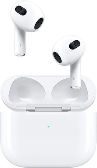 Pods 3 Earbud Bluetooth Handsfree Earphones with Charging Case White view 1