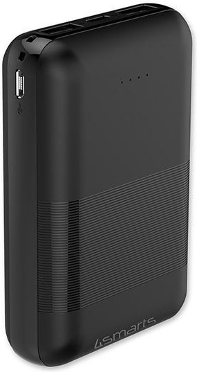 DT543 Power Bank 10000mAh with 2 USB-A Ports and USB-C Port Black
