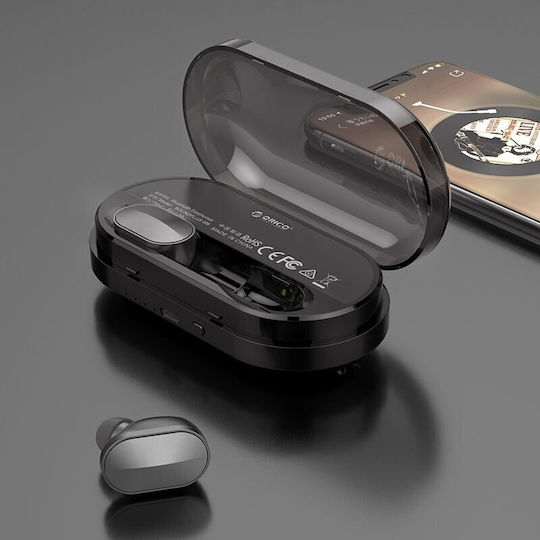 Orico SoundPlus M8 In-ear Bluetooth Handsfree Earphones with Charging Case Black view 4