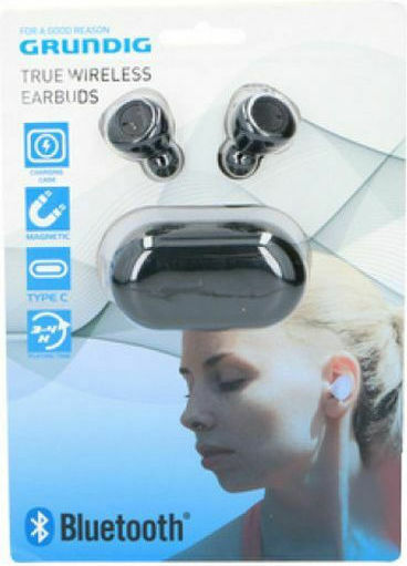 Grundig 910045 In-ear Bluetooth Handsfree Earphones with Charging Case Black Ansicht 4
