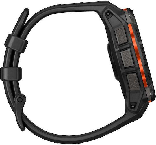 Garmin Instinct 3 Solar Aluminium 45mm Waterproof Smartwatch with Heart Rate Monitor (Black with Black Band) vue 6