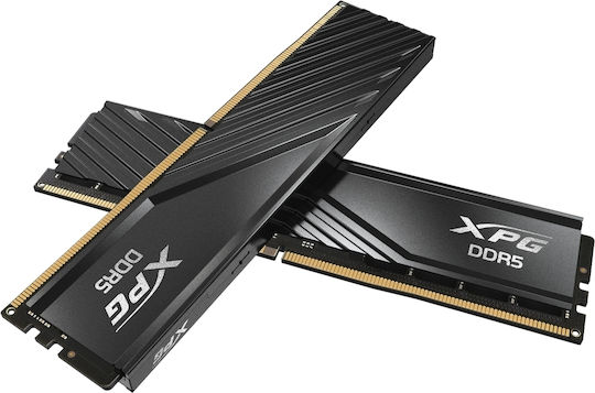 Adata Lancer DDR5 32GB RAM with 2x16GB Modules and Speed 5600 for Desktop AX5U5600C4616G-DTLABBK