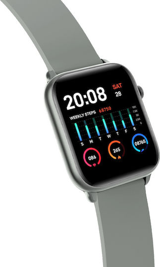 KW37 Smartwatch with Heart Rate Monitor (Black) view 8