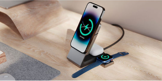 Alogic Matrix+ MagSafe Power Bank 5000mAh Gray view 6