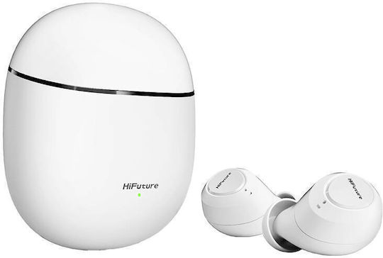 HiFuture Olymbuds3 Bluetooth Handsfree Earphones with Charging Case White view 2