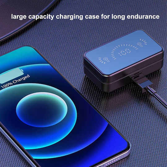 S20 Earbud Bluetooth Handsfree Earphones with Sweat Resistance and Charging Case Black view 2