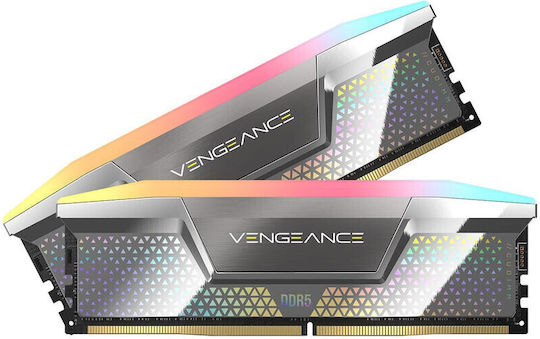 Corsair Vengeance RGB DDR5 48GB RAM with 2x24GB Modules and Speed 8400 for Desktop CMHC48GX5M2X8400C40 view 2