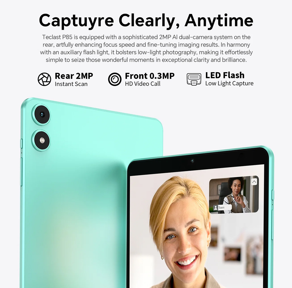 Teclast P85 2025 8" Tablet (3GB/64GB) Blue view 6