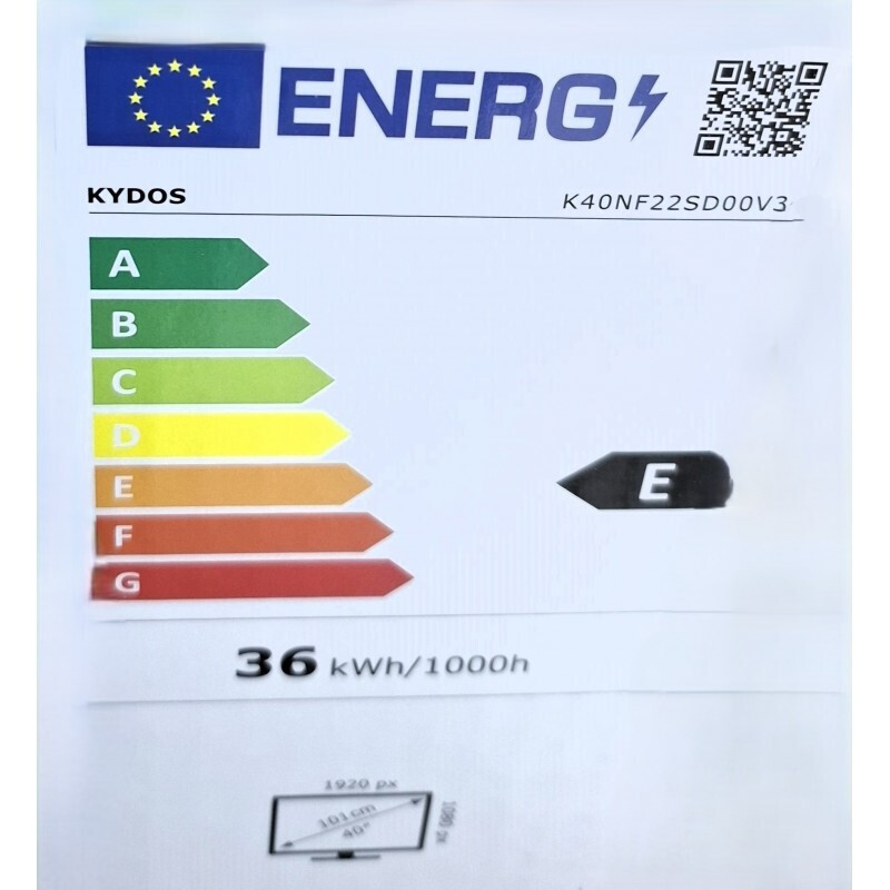 Kydos TV 40" Full HD LED K40NF22SD00V3 HDR (2025) view 5