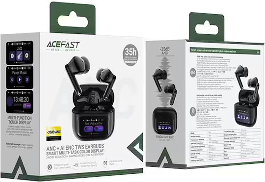 Acefast W6 In-ear Bluetooth Handsfree Earphones with Charging Case Black vista 5