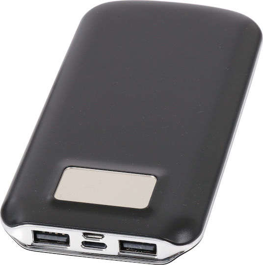 PWB-160 Power Bank 10000mAh with 2 USB-A Output Ports Black view 1