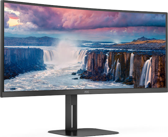 AOC CU34V5C Ultrawide VA Curved Monitor 34" QHD 3440x1440 with Response Time 4ms GTG vue 2