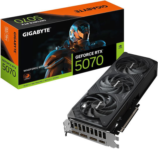 Gigabyte GeForce RTX 5070 12GB GDDR7 Windforce SFF Graphics Card view 1