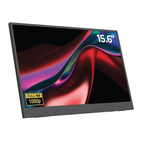 HTVA ViewGo S16 IPS Portable Monitor 15.6" FHD 1920x1080 with 4ms Response Time GTG Silver