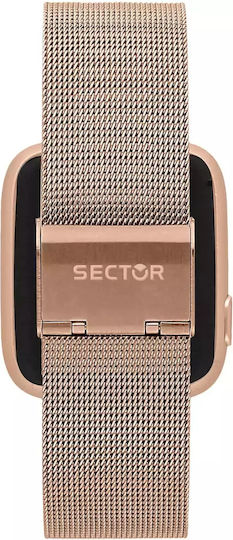 Sector S-04 Stainless Steel 40mm Smartwatch (Gold) view 3