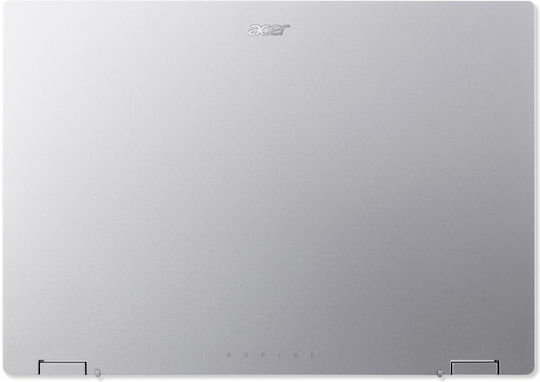 Acer Aspire 3 Spin A3SP14-31PT-38YA 14" IPS FHD+ Touchscreen (i3-N305/8GB/256GB SSD/W11 S) Silver (US Keyboard) view 5