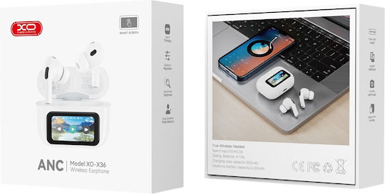 XO X36 In-ear Bluetooth Handsfree Earphones with Charging Case White view 5