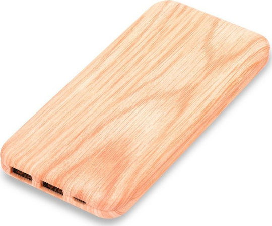Puridea S2 Power Bank 10000mAh with 2 USB-A Ports Brown