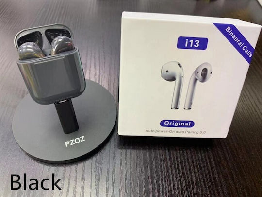 TWS i13 Earbud Bluetooth Handsfree Earphones with Charging Case Black view 4