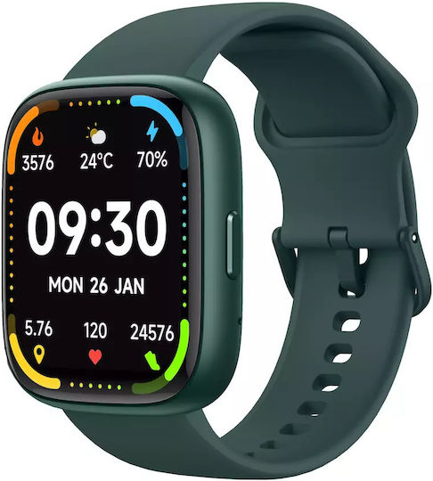 MaxCom Ecowatch 6 46mm with Heart Rate Monitor (Green) view 1