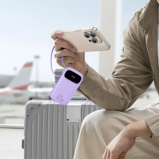 Baseus EnerFill FC31 QPow3 Ultra Power Bank 20000mAh 22.5W with USB-A Port Purple view 4