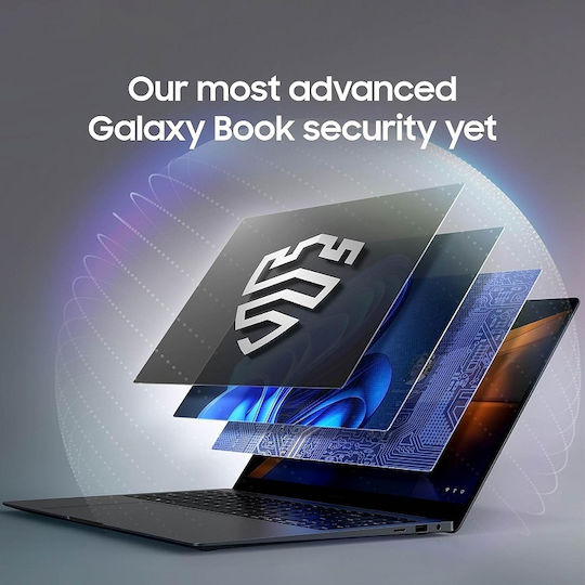 Samsung Galaxy Book4 Pro 16" OLED Touchscreen 120Hz (Ultra 7-155H/32GB/1TB SSD/W11 Home) Moonstone Gray (US Keyboard) view 4