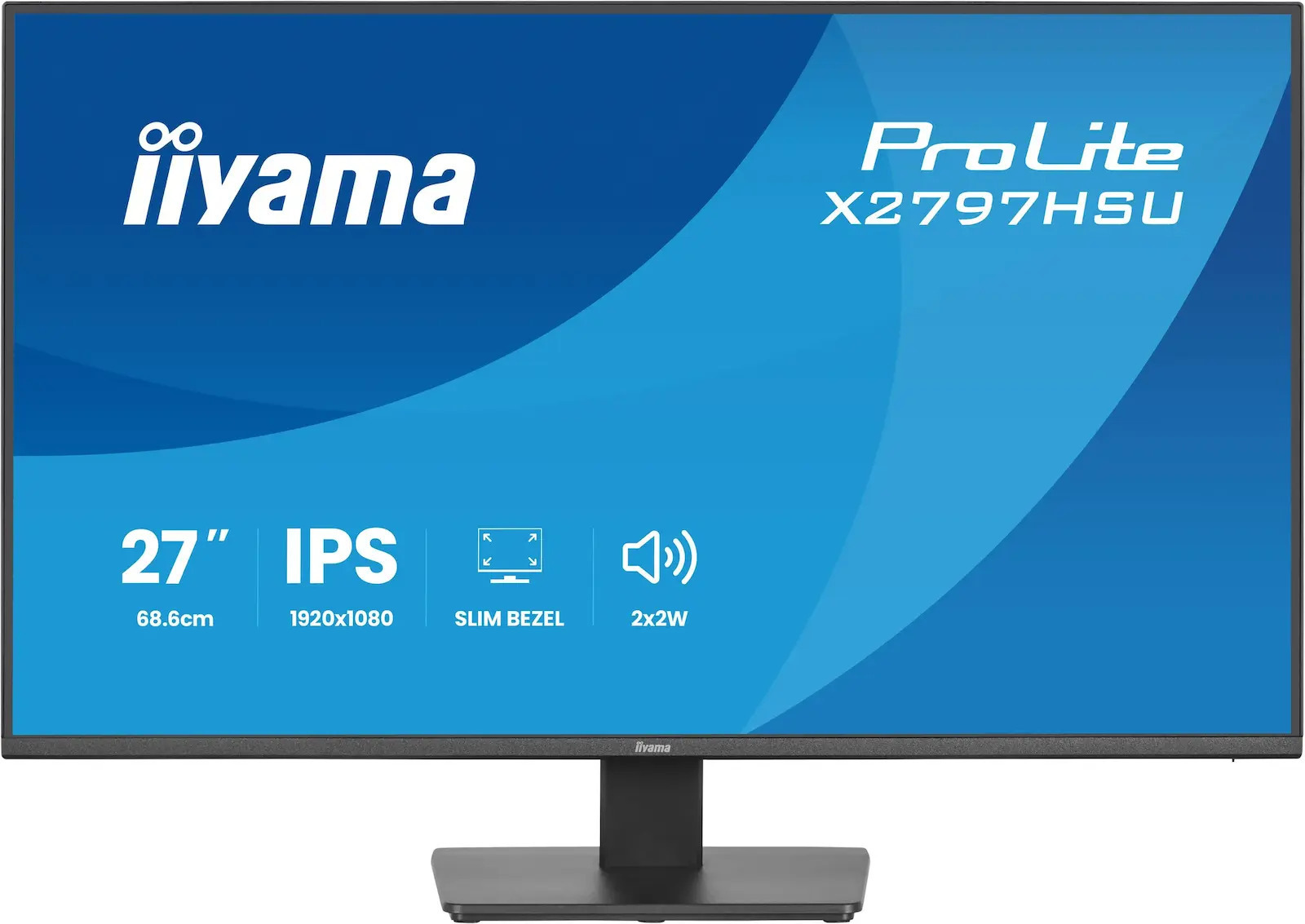 Iiyama ProLite X2797HSU-B1 IPS Monitor 27" FHD 1920x1080 with 4ms Response Time GTG view 2