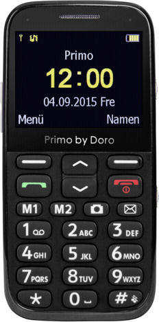 Doro Primo 366 Single SIM Mobile with Large Buttons (English Menu) Black view 2