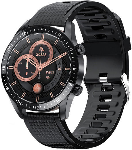 DAS.4 SL13 Smartwatch with Heart Rate Monitor (Black) view 3