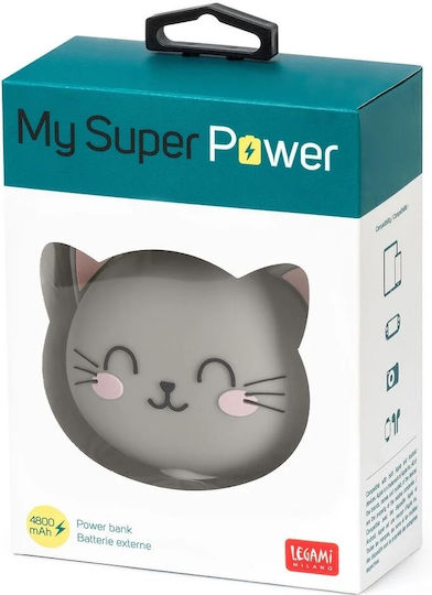 Legami Milano My Super Power 4800mAh Kitty view 2
