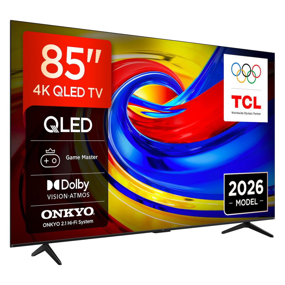 TCL Smart TV 85" 4K UHD QLED P7L HDR (2026) 85P7L Ansicht 3