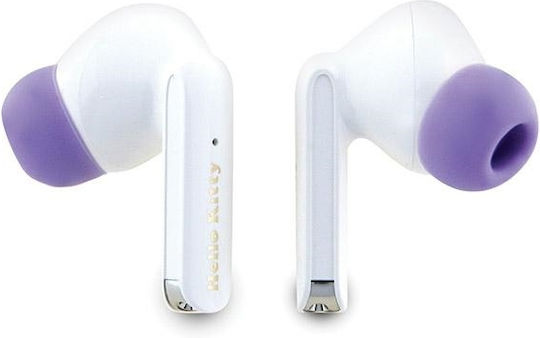 Hello Kitty True Wireless Kitty Head Logo In-ear Bluetooth Handsfree Earphones with Charging Case Purple view 3