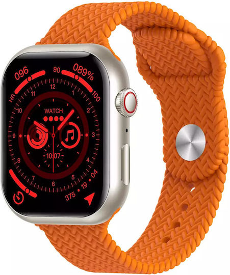 Yaxo TACOMA 47mm Smartwatch with Heart Rate Monitor (Silver)