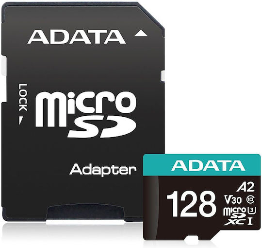 Adata Premier Pro SDXC 128GB U3 V30 A2 UHS-I With Adapter
