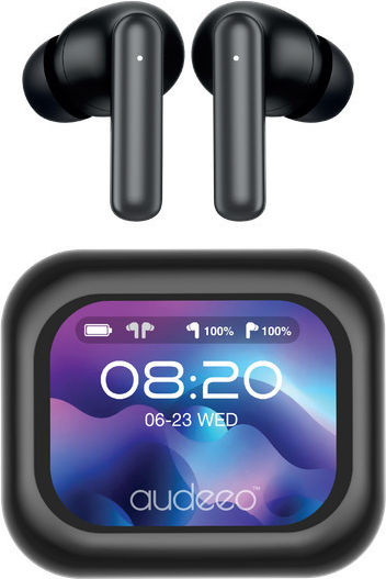 Audeeo Prism Pro+ Earbud In-ear Bluetooth Handsfree Earphones with Charging Case Black vy 2