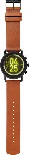 Skagen Falster 3 42mm Smartwatch with Heart Rate Monitor (Two-Tone Leather) view 2