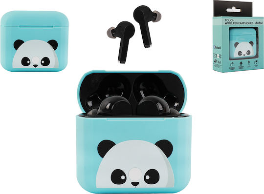 I-Total XL2045 In-ear Bluetooth Handsfree Earphones with Charging Case Panda view 1