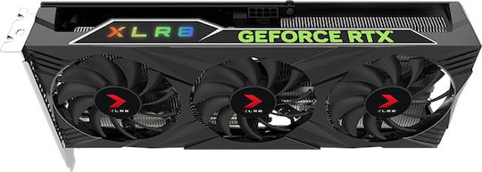 PNY GeForce RTX 4060 8GB GDDR6 XLR8 Gaming VERTO EPIC-X RGB Triple Fan DLSS 3 Graphics Card view 6