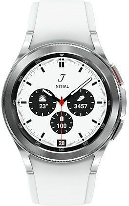 Samsung Galaxy Watch4 Classic Bluetooth Stainless Steel 42mm Waterproof with Heart Rate Monitor (Silver) view 1