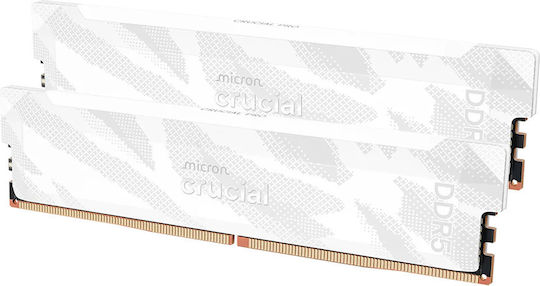 Crucial Pro OC DDR5 32GB RAM with 2x16GB Modules and Speed 6400 for Desktop CP2K16G64C32U5W view 2