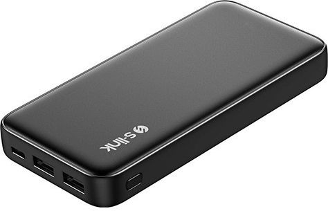 S-Link P311L Power Bank 10000mAh with 2 USB-A Ports Power Delivery Black view 1