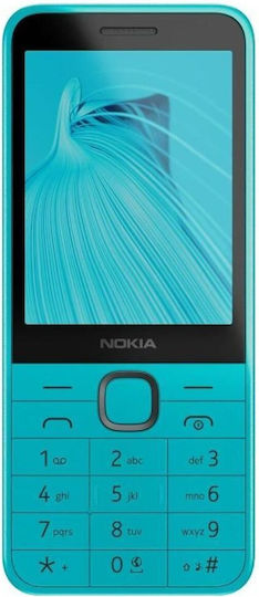 Nokia 235 4G (2024) Dual SIM (125MB/125MB) Mobile with Buttons Blue view 4
